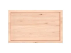 vidaXL Waschtischplatte 100x60x6 cm Massivholz Unbehandelt* Regale Massivholz