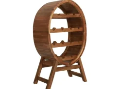vidaXL Weinregal 13 Flaschen Akazienholz Massiv