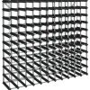 vidaXL Weinregal für 120 Flaschen Schwarz Massivholz Kiefer* Regale Schwarz|Regale Massivholz