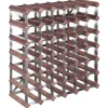 vidaXL Weinregal für 42 Flaschen Braun Massivholz Kiefer 61 x 22,5 x 61 cm