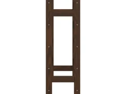 vidaXL Weinregal für 20 Flaschen Braun Massivholz Kiefer 43 x 25 x 70 cm
