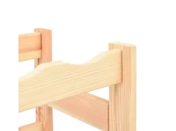 vidaXL Weinregal für 56 Flaschen Kiefernholz* Regale Massivholz