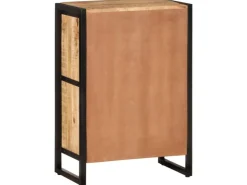 vidaXL Weinregal für 16 Flaschen Massivholz Mango* Flaschenregale