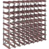 vidaXL Weinregal für 72 Flaschen Braun Massivholz Kiefer