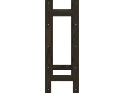 vidaXL Weinregal für 20 Flaschen Schwarz Massivholz Kiefer 43 x 25 x 70 cm* Regale Schwarz