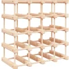 vidaXL Weinregal für 20 Flaschen 46,5x23x46,5 cm Massivholz Kiefer