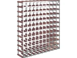 vidaXL Weinregal für 120 Flaschen Braun Massivholz Kiefer* Flaschenregale