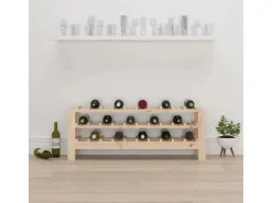 vidaXL Weinregal 109,5x30x42 cm Massivholz Kiefer