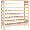 vidaXL Weinregal 109,5x30x107,5 cm Massivholz Kiefer