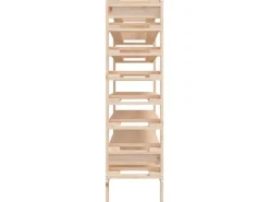 vidaXL Weinregal 109,5x30x107,5 cm Massivholz Kiefer