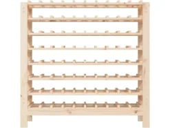 vidaXL Weinregal 109,5x30x107,5 cm Massivholz Kiefer
