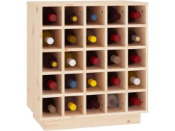 vidaXL Weinregal 55,5x34x61 cm Massivholz Kiefer* Möbelserien