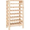 vidaXL Weinregal 61,5x30x107,5 cm Massivholz Kiefer* Flaschenregale