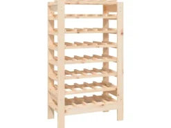 vidaXL Weinregal 61,5x30x107,5 cm Massivholz Kiefer* Flaschenregale