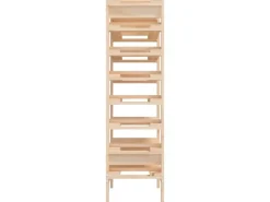 vidaXL Weinregal 61,5x30x107,5 cm Massivholz Kiefer* Flaschenregale