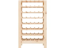 vidaXL Weinregal 61,5x30x107,5 cm Massivholz Kiefer* Flaschenregale