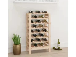 vidaXL Weinregal 61,5x30x107,5 cm Massivholz Kiefer* Flaschenregale