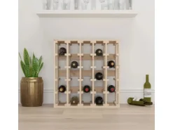 vidaXL Weinregal 58,5x33x60,5 cm Massivholz Kiefer* Flaschenregale