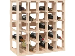 vidaXL Weinregal 58,5x33x60,5 cm Massivholz Kiefer* Flaschenregale