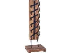 vidaXL Weinständer für 6 Flaschen 35x35x100 cm Massivholz Teak* Flaschenregale