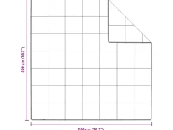 vidaXL Winterbettdecke Weiß 200 x 200 cm Feder 42007654* Überwürfe|Decken