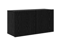 vidaXL Wohnwand 5-Tlg Schwarz Eichen-Optik Holzwerkstoff 3402772* Wohnwände