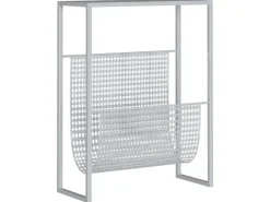 vidaXL Zeitschriftenständer Silbern 35x15x45 cm Stahl* Garderoben