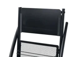 vidaXL Zeitschriftenständer 40 x 32 x 131 cm Schwarz A4* Garderoben