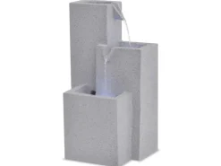 vidaXL Zimmerbrunnen mit LED-Licht Polyresin 22,5 x 18 x 40,6 cm