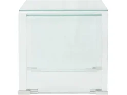 vidaXL Zweiteiliges Satztisch-Set aus gehärtetem Glas Transparent 244191* Tische