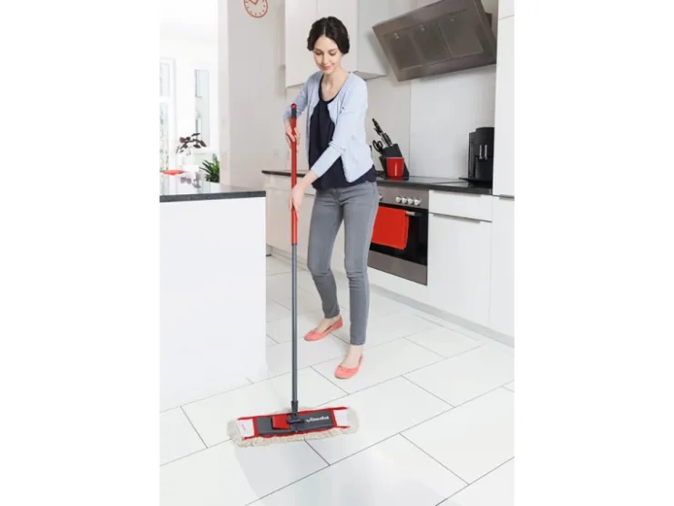 Vileda Flachwischer Wischmat-Combi mit Teleskopstiel
