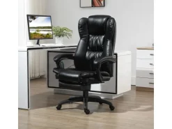 Vinsetto Bürostuhl mit Fußstütze Massagefunktion* Stühle|Sessel