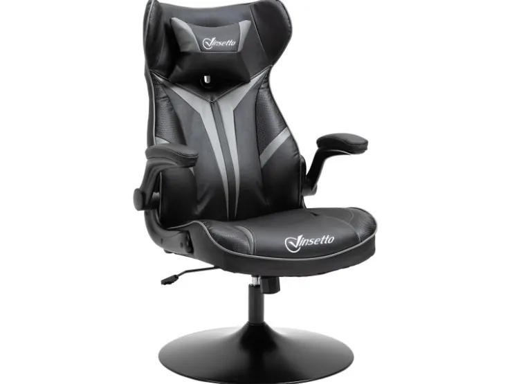 Vinsetto Gaming Stuhl mit Kopfkissen 67 x 70 x 106-112 cm