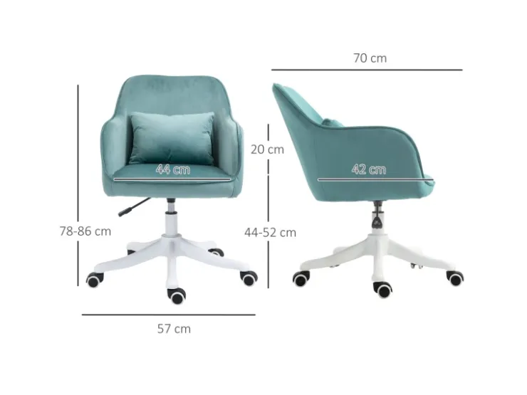 Vinsetto Massage Schreibtischstuhl mit USB-Schnittstelle* Stühle|Kissen