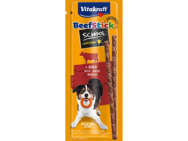 Vitakraft Hunde-Kaustick Beef Stick School Rind 10 Stück (20 g)* Hundebedarf