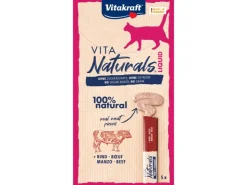 Vitakraft Katzenleckerlies & Katzensnacks Vita Naturals LiquidSnack Rind 5 Stück* Katzenbedarf