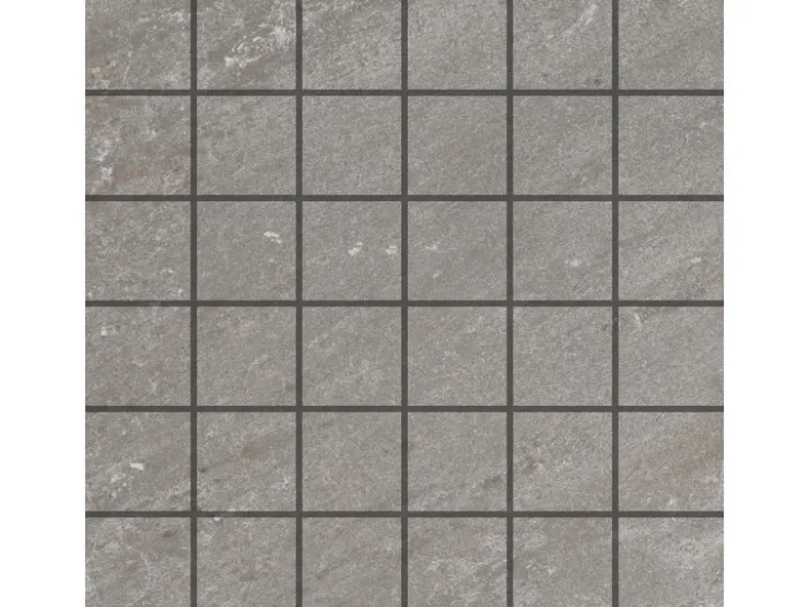 Vitra Mosaikfliese Olympus Feinsteinzeug Grau 30 cm x 30 cm* Mosaik