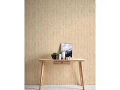 AS-Creation Vliestapete Floral Glänzend Leicht Strukturiert Gelb Beige FSC®