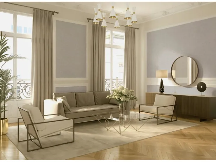 AS-Creation Vliestapete Mustertapete Beige Metallic FSC®