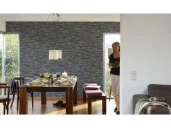AS-Creation Vliestapete Naturals Schwarz FSC®