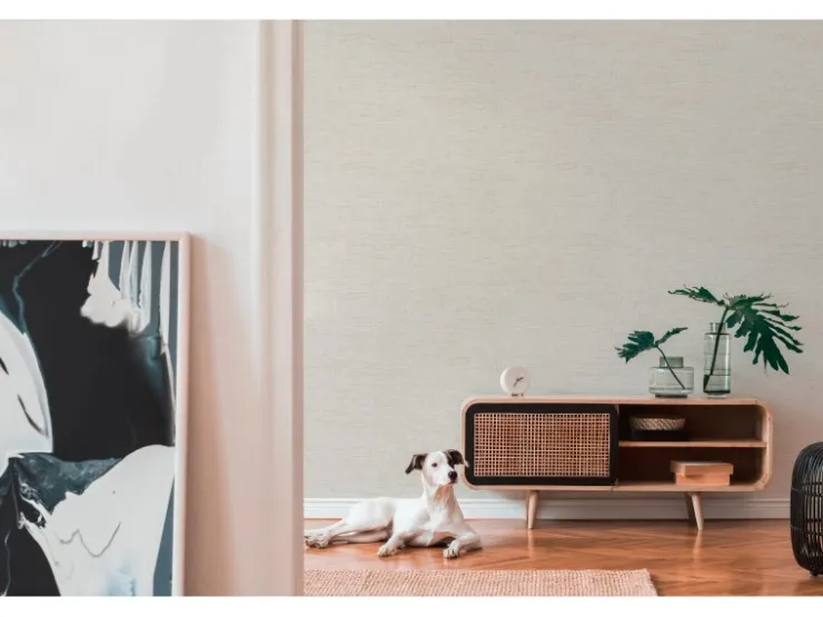 AS-Creation Vliestapete Struktur Matt Leicht Strukturiert Weiß Beige FSC®* Tapetenmuster