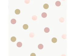 Superfresco easy Vliestapete Punkte Rosa-Gold