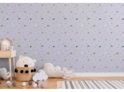 AS-Creation Vliestapete Tapete mit Tieren Kinderzimmertapete Grau Weiß FSC®