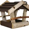 Vogelfutterhaus Birke/Pinie Braun Klein