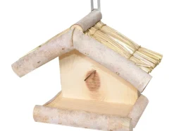 Vogelfutterstation Strohdach 9 cm x 19 cm* Vogelbedarf