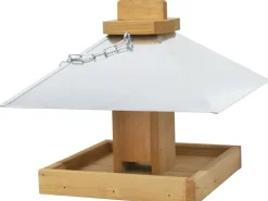 Vogelhaus aus Pinie Zinkdach 26 cm x 24 cm