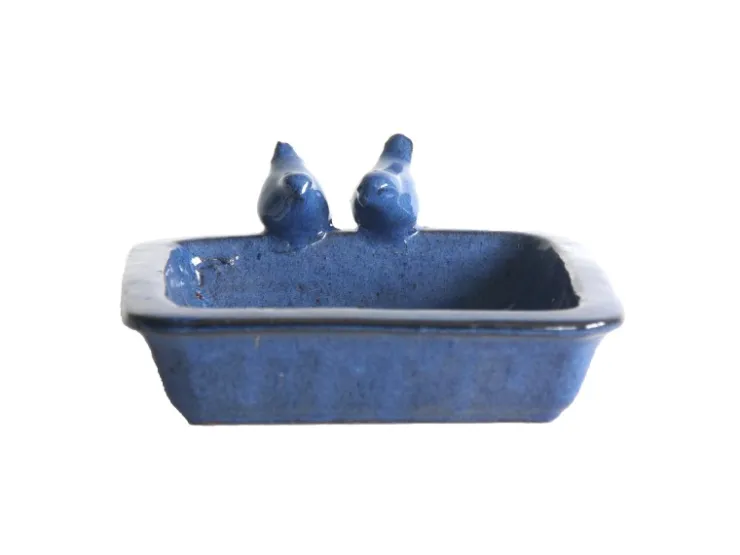 Sunny Garden Vogeltränke 30 cm x 30 cm Blau* Vogeltränken