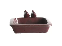 Sunny Garden Vogeltränke 30 cm x 30 cm Rot