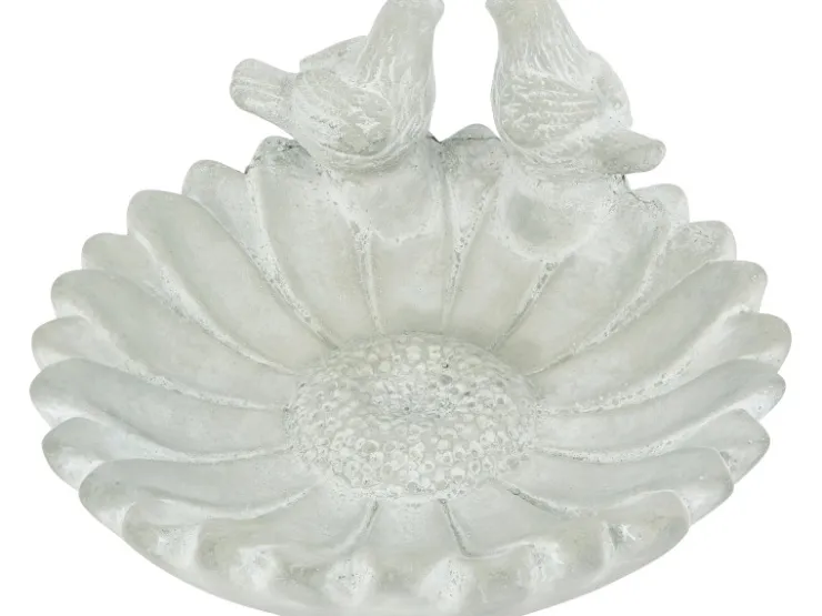 Vogeltränke 9,5 cm x 20,5 cm x 20,5 cm Zementgrau