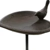 Vogeltränke Herz auf Stecker aus Gusseisen 86 cm Antik Braun* Vogeltränken